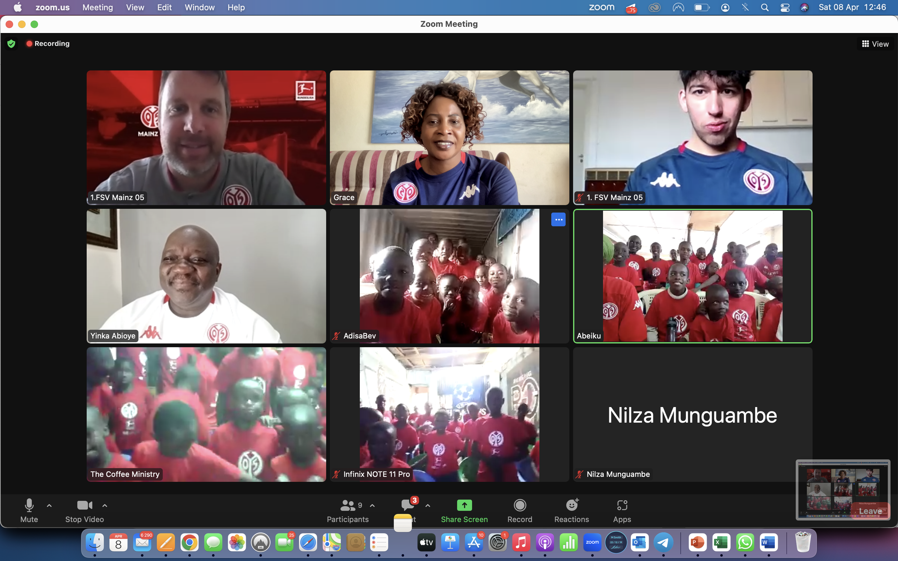 Kenyas First Virtual Football Training Launched with 120 kids and 20 Coaches