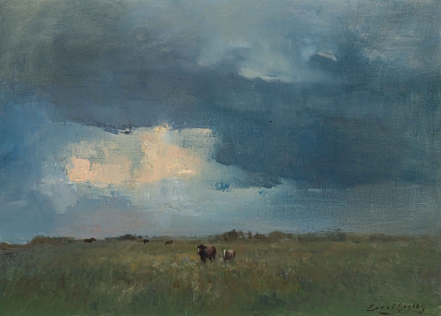 #errol Boyley; Horses Under a Cloudy Sky