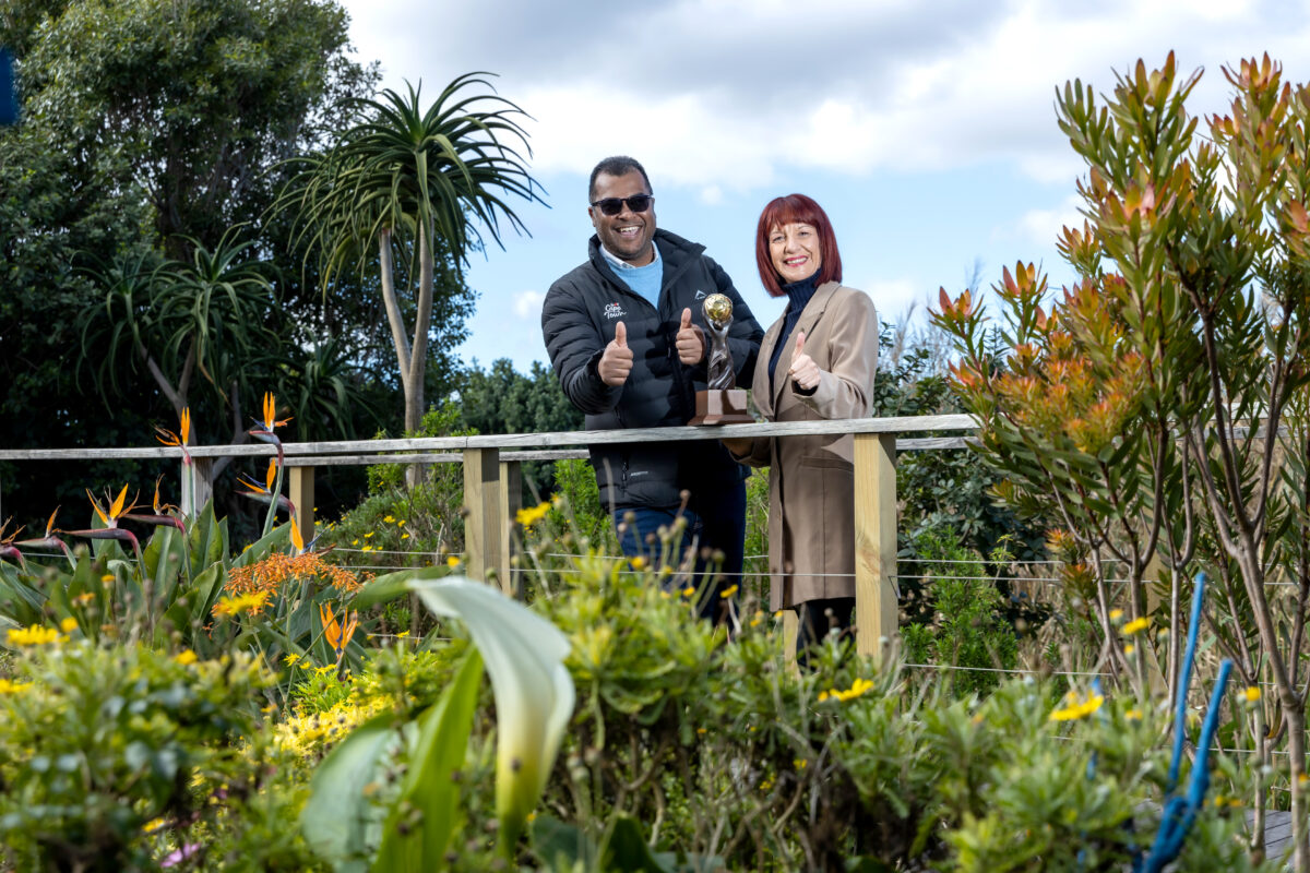#hv_enver Duminy, Ceo of Cape Town Tourism and Caron Van Rooyen, General Manager of Hotel Verde