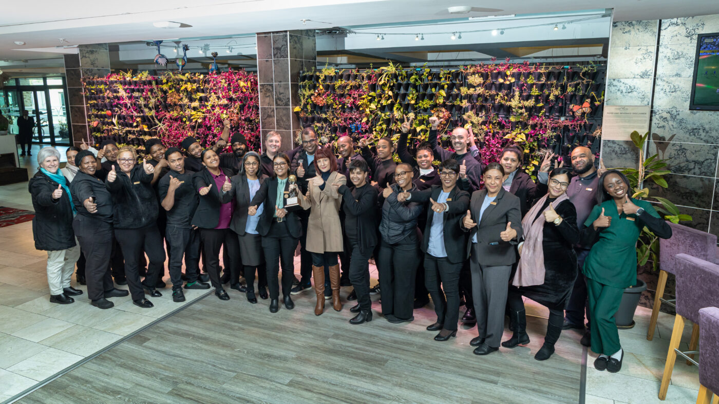 #hv_hotel Verde Staff with Africa’s Leading Green Hotel Award