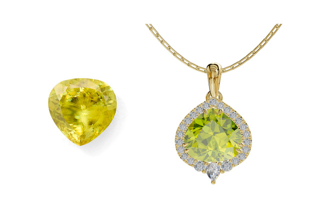 #lime Green Pendant Rare African Gemstones & Luxury Jewellery Online African Jewel Collection Auction