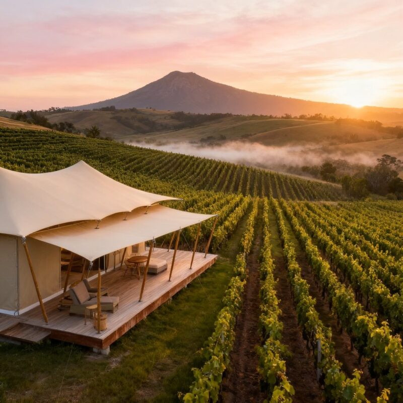 from Vine to Stay  bushtec Brings Luxury Tented Hospitality to the Cape Winelands   African Luxury