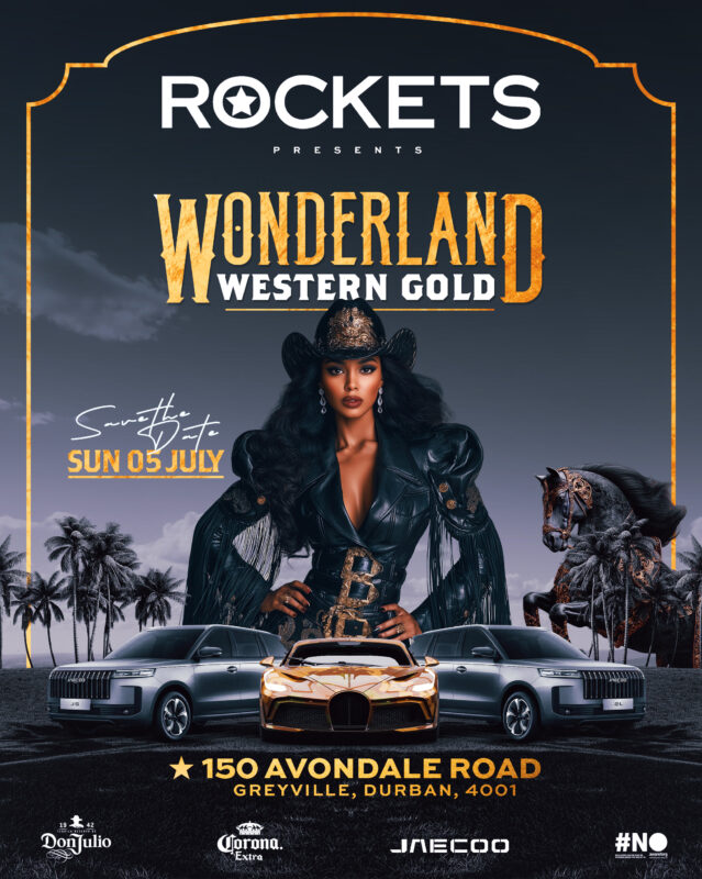 Rockets Wonderland 2026 Returns to Durban July with a Spectacular Western Gold Luxury Experience   African Luxury